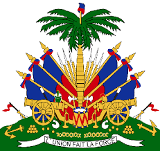 Haiti Flag And Map Coloring Pages And Facts Drapeau Haitien Haiti Drapeau Blason