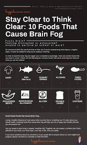 Stay Clear To Think Clear 10 Foods That Cause Brain Fog