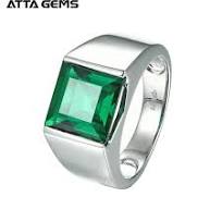 Alibaba.com: 4.8 Ct 10mm Sterling Silver Square Emerald ...