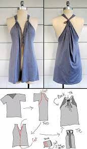 It doesn't get much easier than this — you don't even have to have a sewing machine. Diy Roundup 10 Summer Diy Fashion Projects Yesmissy Refashion Clothes Diy Clothes Refashion Diy Clothes