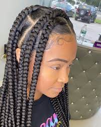 Dream Braids On Instagram Schedule Is Open Large Knotless Braids Braider Brai Hair Styles Kids Braided Hairstyles Girls Hairstyles Braids