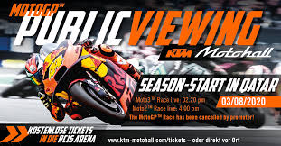 Moto gp 3 logo is now downloading. Public Screening Moto3 Moto2 Qatar Live In The Ktm Motohall Ktm Press Center
