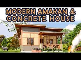 Low Budget House Modern Half Amakan Concrete House Youtube In 2020 Concrete House Low Budget House Modern House Philippines