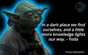 Yes, technically yoda had a little cgi work. Wisdom Quotes From Yoda