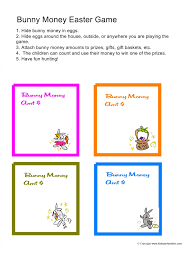 What are fun easter activities for kids? Easter Egg Hunt Ideas Bunny Money Fun Gift Tags