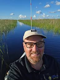 Kayaking through the everglades at dusk