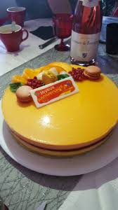 Gateau Mousse Fruits De La Passion Insert Framboise Et Mousse Mangue Food Desserts Gourmand