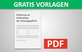 Arzt, einrichtung, dienst, behörde, person). Vordruck Entbindung Der Schweigepflicht Pdf Convictorius