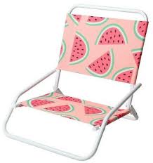 Ev Summer Low Folding Beach Chair Patterned Watermelon Folding Beach Chair Folding Beach Chair Patterned Chair Beach Chairs