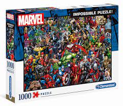 Was $34.99 rrp $34.99 now $29.74 save 15%! Clementoni Marvel Impossible Puzzle 1000 Pieces Multicolor 39411 Amazon Com Au Toys Games