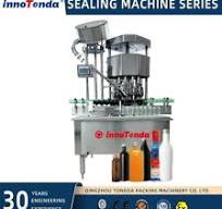 Fully Automatic Glass Bottle Aluminum Capping Machine for Olive Oil
