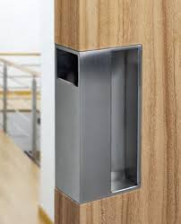 Sugatsune Dsi 4251 45 Stainless Steel Sliding Door Pull For 1 3 4in Thick Door Satin Stainless Steel The Hardware Hut Sliding Door Handles Sliding Doors Modern Door Hardware