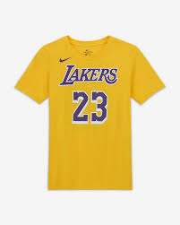 Superstar lebron james ist das mit seiner. Lebron James Lakers Nike Nba Spieler T Shirt Fur Altere Kinder Nike De