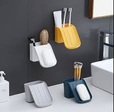 Bathroom Wall Mounted Soap Dish Comb