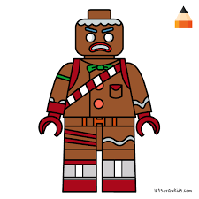 Lego Gingerbread Man Gingerbread Man Drawing Lego Coloring Skin Drawing