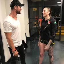 With the ufc snubbing her husband and the ability for her to make big bucks off sponsorships. Megan Anderson On Twitter Guys I Met Thor At Marvel Stadium Kind Of A Big Deal Thanks Chrishemsworth For Taking The Time For Me After My Ufc243 Win Https T Co Xenzhdylvw
