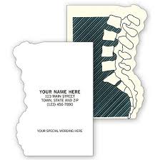 I would rather see you get the other persons business card or contact info so you can communicate with them on an ongoing basis. Chiropractic Appointment Or Business Cards Die Cut Backbone Designsnprint