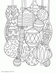 Christmas adult coloring pages hello and welcome to the wonderfully festive world of adult christmas coloring pages. Christmas Ornament Coloring Sheets For Adults Coloring Pages Printable Com