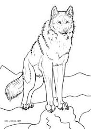 Keep a cat and pumpkin company on a magical night. Free Printable Wolf Coloring Pages For Kids