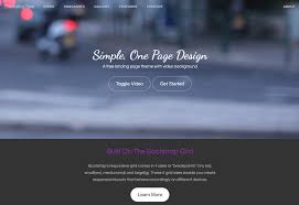 This template includes some handy features like hero header, call to action button, image gallery and fun fact counters. 65 Best Free Bootstrap Templates 2020 Wpshopmart