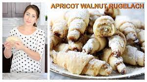 This Is Perhaps The Easiest Rugelach Recipe You Ve Ever Seen These Apricot Walnut Rugelach Cookies Are Filled With Ap Apricot Recipes Rugelach Recipe Rugelach