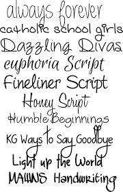 Ten Handwriting Fonts Scrapbook Fonts Lettering Fonts Handwriting Fonts