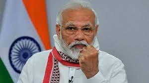An image of narendra modi, india's prime minister, in kolkata ahead of state elections. Pm Modi To Address The Nation At 4 Pm On June 30