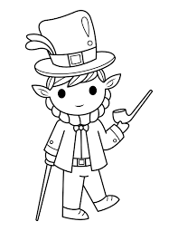 You might also be interested in coloring pages from walkingstick category. Printable Leprechaun With Pipe And Walking Stick Coloring Page