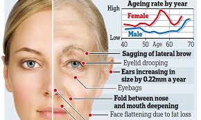 How The Loss Of Sex Hormone Oestrogen Causes A Womans Face