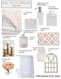 Blush And White Feminine Bathroom Home Design Ideas Cheap Home Decor Inexpensive Home Design Target Cheap Home Decor Target Home Decor Affordable Home Decor