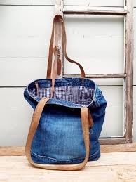 Levis Jeans Tote Bag Levis Bag Denim Tote Bag Shoulder Bag No Waste Bag Eco Bag Jeans Bag Denim Bag Shopping Bag No Waste Bag In 2020 Upcycled Leather Jeans Bag