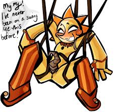 Rule 34 Dev - animatronic bluescr33m blush cum daycare_attendant_(fnaf)  five_nights_at_freddys five_nights_at_freddys:_security_breach machine  male_only penis robotic robotic_tentacles sundrop wink|6082321968