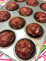 Meatloaf In A Muffin Tin Individual Mini Meatloaves Recipe Recipe Meatloaf Muffins Recipe Food Recipes