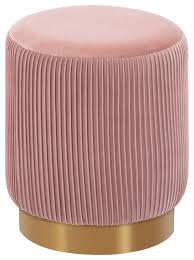 Guarantee you're ready to face whatever the day throws your way with this vanity table and stool set. Modern Round Velvet Ottoman Footrest Vanity Stool Contemporary Footstools And Ottomans By Duhome Inc Houzz