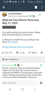 Why is everything going down? R Wallstreetbets Is Getting Overwhelmed With Crypto Discussion Mods Had To Intervene And Shut Down Talk About Fake Currency Cryptocurrency