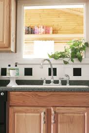 kitchen sink clean and organized