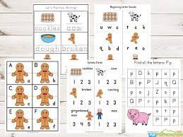 My daughter, however, prefers hers straight up. Free Gingerbread Man Worksheets