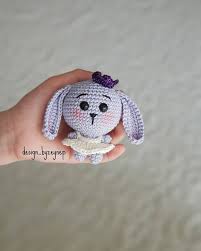 Leithygurumi Amigurumi Tavsan Anahtarlik Amigurumi Bunny Keychain Amigurumi Tig Isleri Tig Isi Bebek