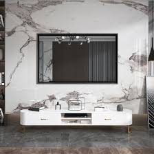 The trends in the design of the living room in 2020 are, first of all, a variety of colors, shapes and styles. China Post Modern Style Mdf Iron Furniture Living Room Modern Tv Sttv Cabinet Designs White Tv Table Tv Stand From China On Topchinasupplier Com