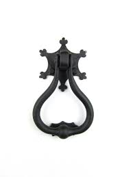 Wrought iron doors have always been a symbol of strong elegance and sophistication, and glasscraft's premium wrought iron doors are no exception. Rustic Spanish Style Wrought Iron Hardware Door Knocker Dk2 Bushere Son Iron Studio Inc