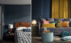 Comment faire du bleu turquoise avec de la peinture ? Bleu Fonce En Deco 21 Idees D Associations De Couleurs