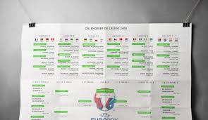 Le calendrier coupe du monde 2018 groupe a , le programme complet des dates de la future coupe du monde 2018 de la fifa poule a a été dévoilé par les instances de football mondiales. Euro 2016 Le Calendrier A Imprimer L Express
