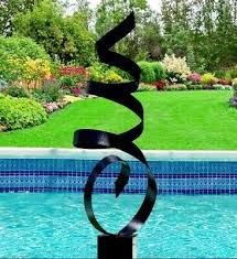 Inexpensive and easy to use, it goes on in seconds and dries quickly. Large Modern Art Black Metal Sculpture Indoor Outdoor Garden Statue Jon Allen Ebay