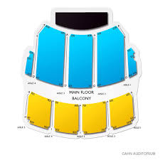 Cahn Auditorium 2019 Seating Chart