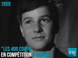 Jean-Pierre Léaud sur "les Quatre cents coups", Cannes, 1959