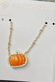 Kendra Scott Pumpkin Necklace Styling