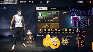 Free fire is the ultimate survival shooter game available on mobile. Free Fire Top Five Vip Id In World Garena Free Fire Youtube