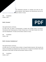 Bitte um informationen brief b2 beispiel + redemittel. Briefe Auf Deutsch Fur Die Sprachstufe A1 Docx