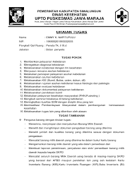 Menurut depkes 1991,suatu kesatuan organisasi fungsional yang merupakan pusat pengembangan kesehatan masyarakat yang juga membina peran serta masyarakat disamping memberikan. Uraian Tugas Bidan Penyelia