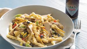 Heat a large skillet to medium heat and add oil and butter. Chipotle Chicken Pasta Salad Recipe Tabasco Foodservice